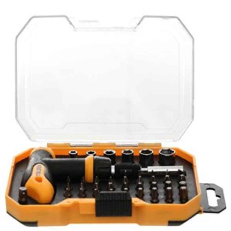 Tolsen 41 Pcs CrV Bits & Sockets Set, 20036