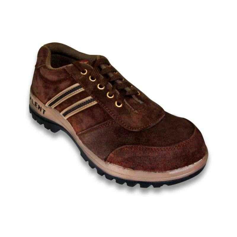 JK Steel TALENTB Steel Toe Brown Safety Shoes, Size: 9
