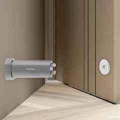 Plantex Stainless Steel Wall-Mounted Magnetic Door Stopper/Door Catcher for Wooden Door/Stops for Door (Pack of 6) Matte