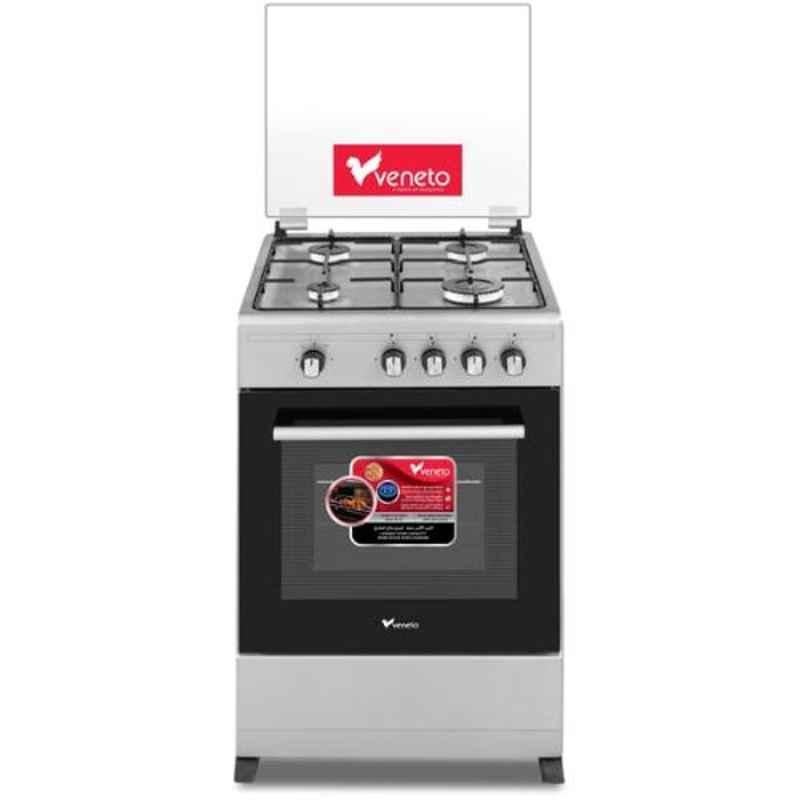 Veneto Stainless Steel 4 Burners Gas Cooker, C3X55G4VEA.VN