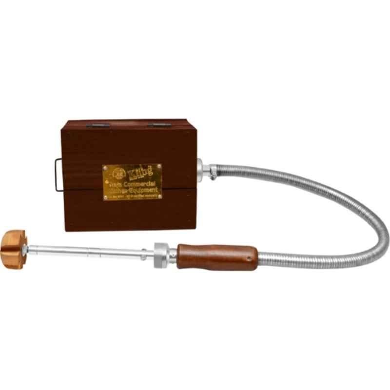 KIING 25 Litre Wooden & Cast Iron Electric Madhani with Flexible Hanging Pipe