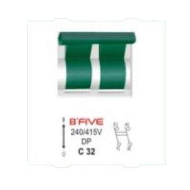 B-Five C 32A Double Pole Modular MCB, B-48 (Pack of 10)