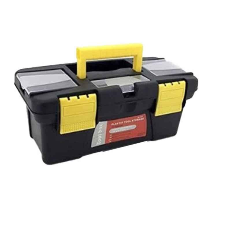 Buy Attrico 12x5x6 inch Plastic Black & Yellow Tool Box Online At Price ₹458