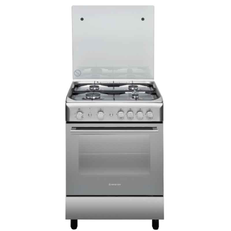Ariston 60x60cm 4 Burners Stainless Steel Gas Cooking Range, A6TG1FCXEX