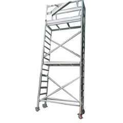 K2 Aluminium Silver Narrow Mobile Scaffold Tower, NN052