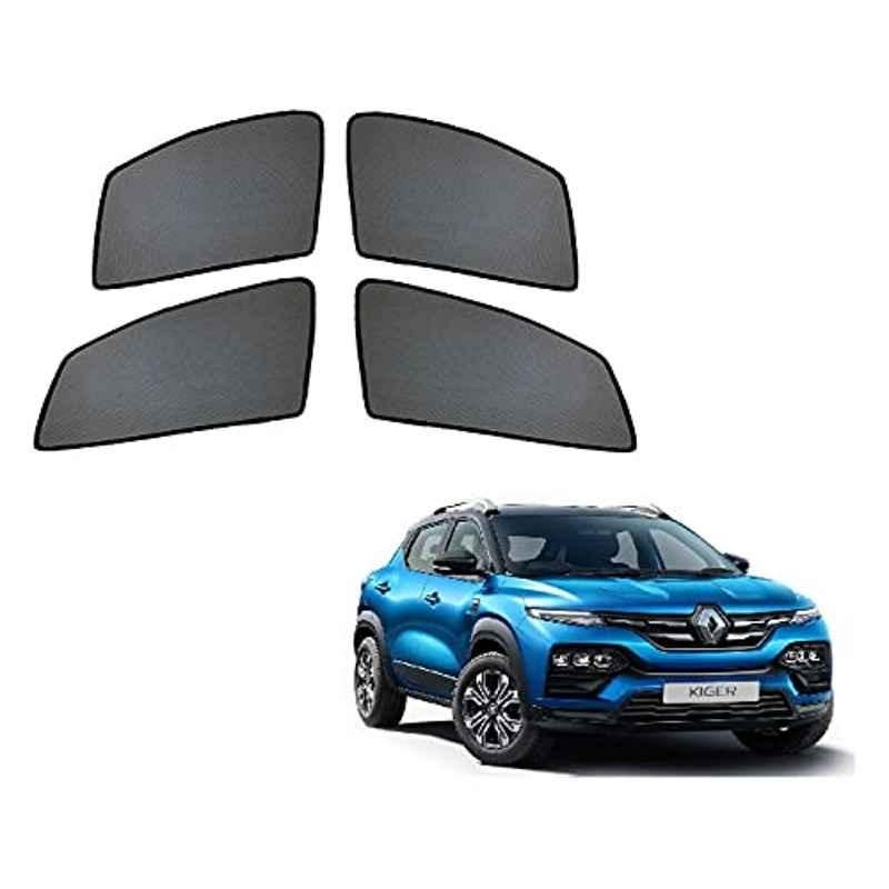 Kozdiko 4 Pcs Car Half Magnetic Sunshade Curtain Set for Renault Kiger