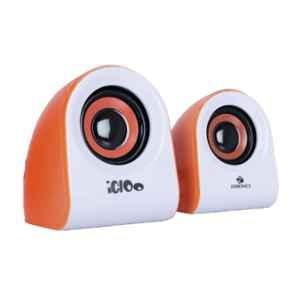 Zebronics Zeb-Igloo 2x2.5W Orange Wired 2.0 Multimedia Speaker