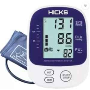 Hicks N830 Blue & White  Automatic Blood Pressure Monitor with USB Cable