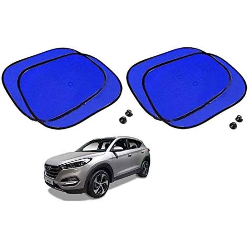 Kozdiko 4 Pcs Blue Chipkoo Car Window Sunshade Curtain Set for Hyundai Tucson, koz_82868