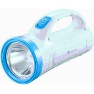 DP 0.5W 17.7cm ABS White & Blue Rechargeable LED Torch