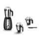 Bosch TrueMixx Style 750W Black Mixer Grinder with 3 Jars, MGM6632MIN