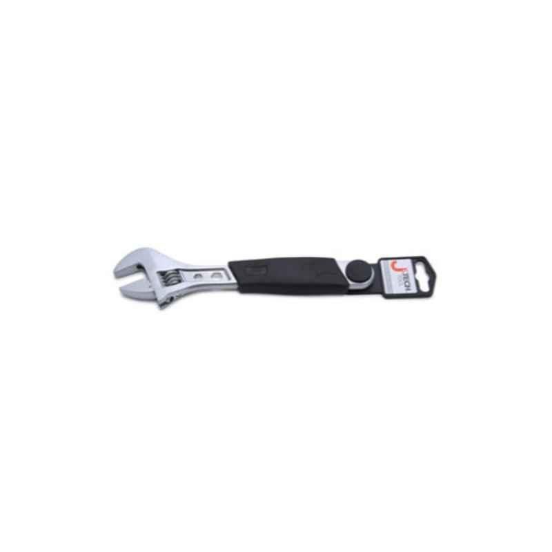 Jetech 200mm Steel Silver Soft Grip Adjustable Wrench, JET-AWS-8