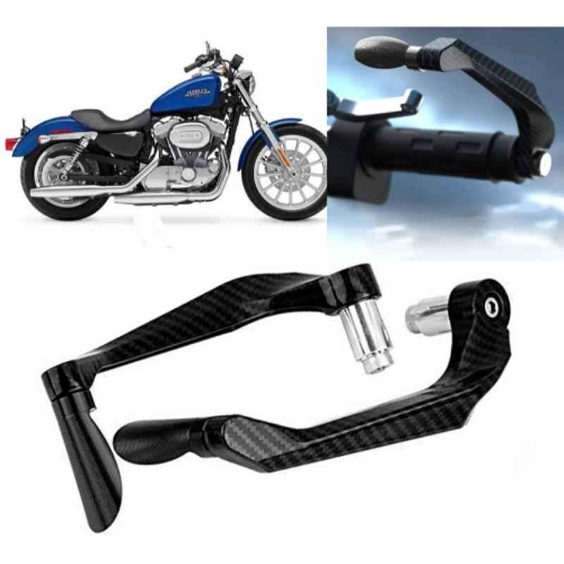 Auto Pearl 2 Pcs Aluminium Carbon Black Brake Clutch Lever Set for Harley Davidson XL 883