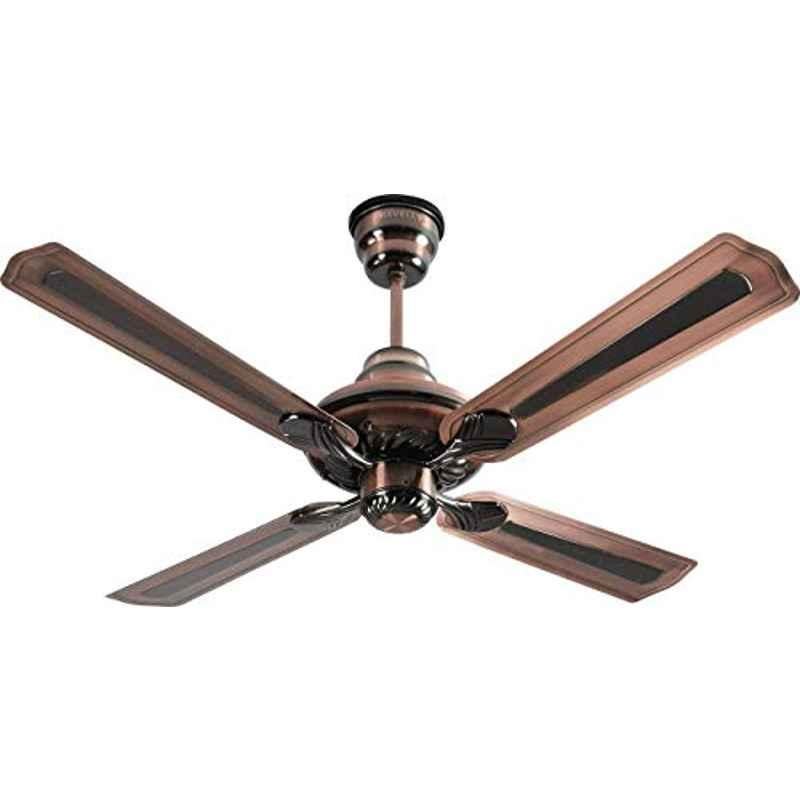 Havells Florence ES 53W Black Antique Copper Energy Saving Ceiling Fan, FHCFC1SBAC48, Sweep: 1200 mm