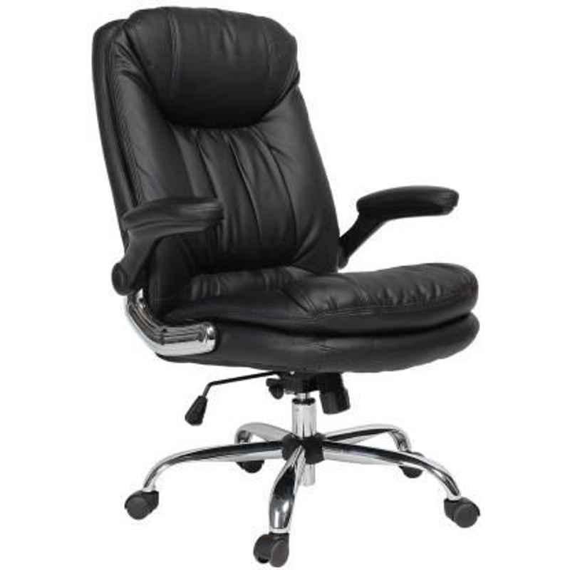 Mezonite High Back Black Leatherette Executive Class Office Chair, KI 206