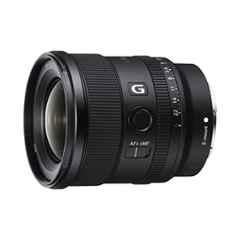 Sony SEL20F18G 20mm F1.8 Full-Frame Wide-Angle Prime Camera Lens for Selfie Vlogging, SEL20F18G/Q SYX