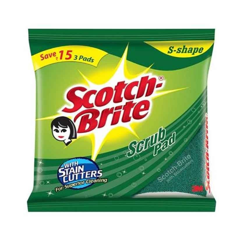 Scotch-Brite Large Fibre Multicolor Scrub Pad (Pack of 6)
