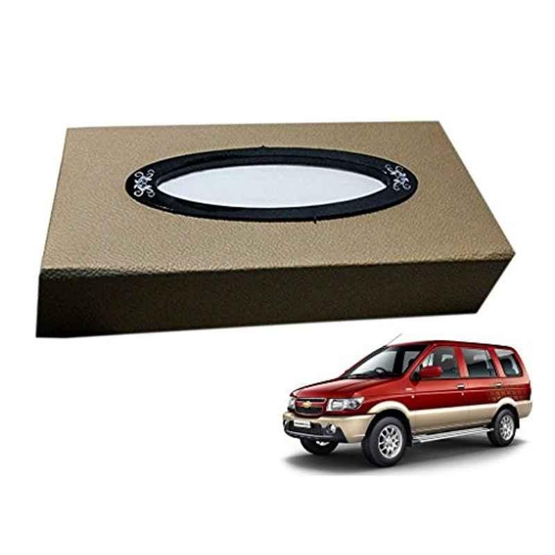 Kozdiko 200 Sheets 100 Pulls Beige Tissue Paper Box for Chevrolet Tavera, koz_16932