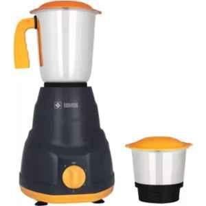 Havok 550W Plastic Black & Orange Copper Winding Mixer Grinder with 2 Jars, HVK29292/2