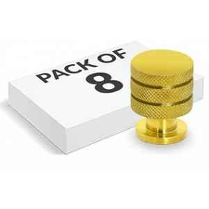 Plantex Knobs for Drawer/Drawer Knobs/Cabinet Knobs/Drawer knobs Handle/Pull-Push Knobs for Home/Office Drawers (Pack of 8) Gold
