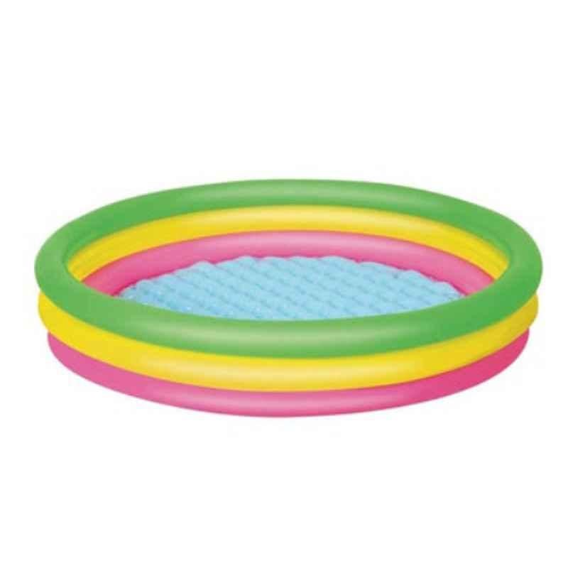 Bestway 152.4x30.4cm 3-Ring Summer Colours Paddling Pool