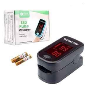 Sahyog Wellness Black Fingertip Pulse Oximeter with LED Display, M230-Black