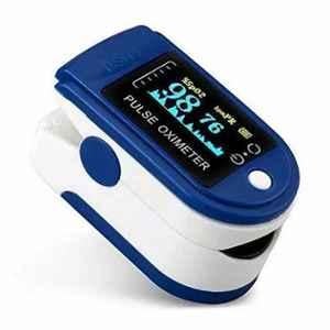 MCP Blue Fingertip Pulse Oximeter with OLED Display