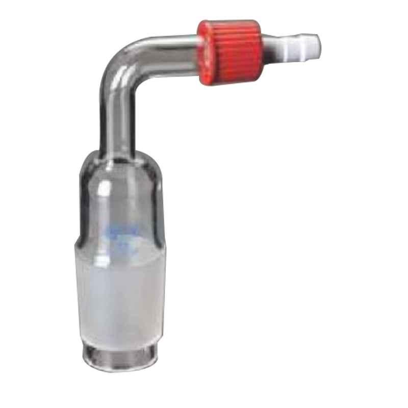 Glassco 200ml Glass Boro 3.3 A Class Volumetric Flask with Penny Head Stopper, QR.134.236.07 (Pack of 2)
