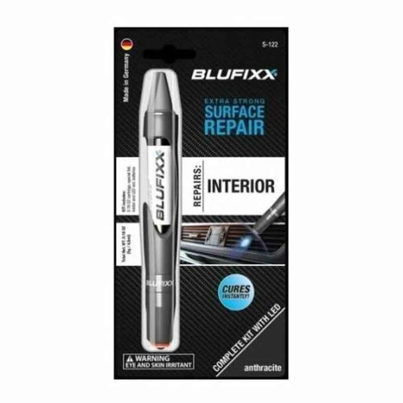 Blufixx LED Repair Gel Pen Kit, S-122, 5GM, Anthracite Grey