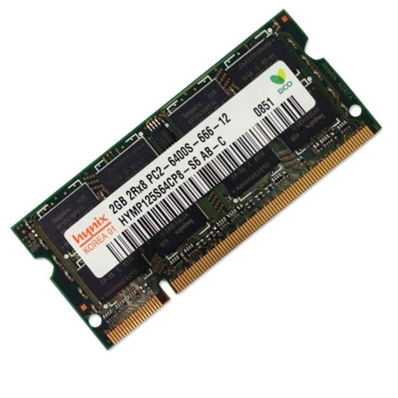 Hynix 2GB 800MHz DDR2 Laptop RAM, HYMP125S64CP8S6