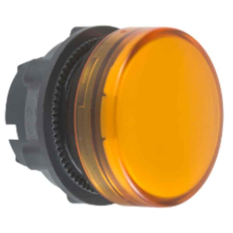 Schneider Harmony 22mm Orange Plain Lens Pilot Light Head for Integral LED, ZB5AV05