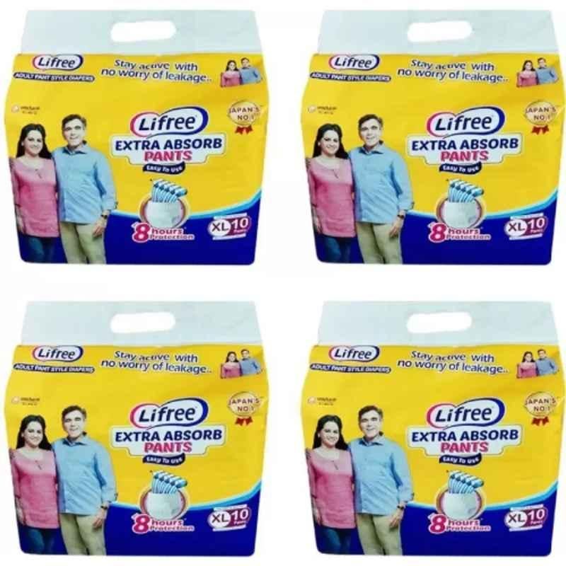 Buy Lifree Extra Absorb Adult Diaper Pants (L) 2's Online at Discounted  Price | Netmeds
