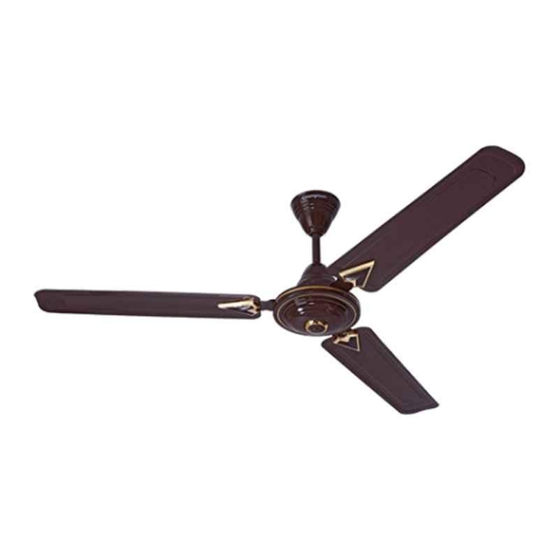 Crompton Brizair Deco 75W Brown Ceiling Fan, Sweep: 1200 mm