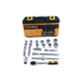 Durelo 24 Pcs Chrome Vanadium Steel Set 1-2 inch SQ Drive Metric 6 Point 8-32mm Socket, D-S24H