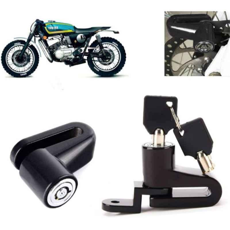 Auto Pearl Steel Heavy Duty Anti Theft Disc Brake Lock for RX 100, Lock_830