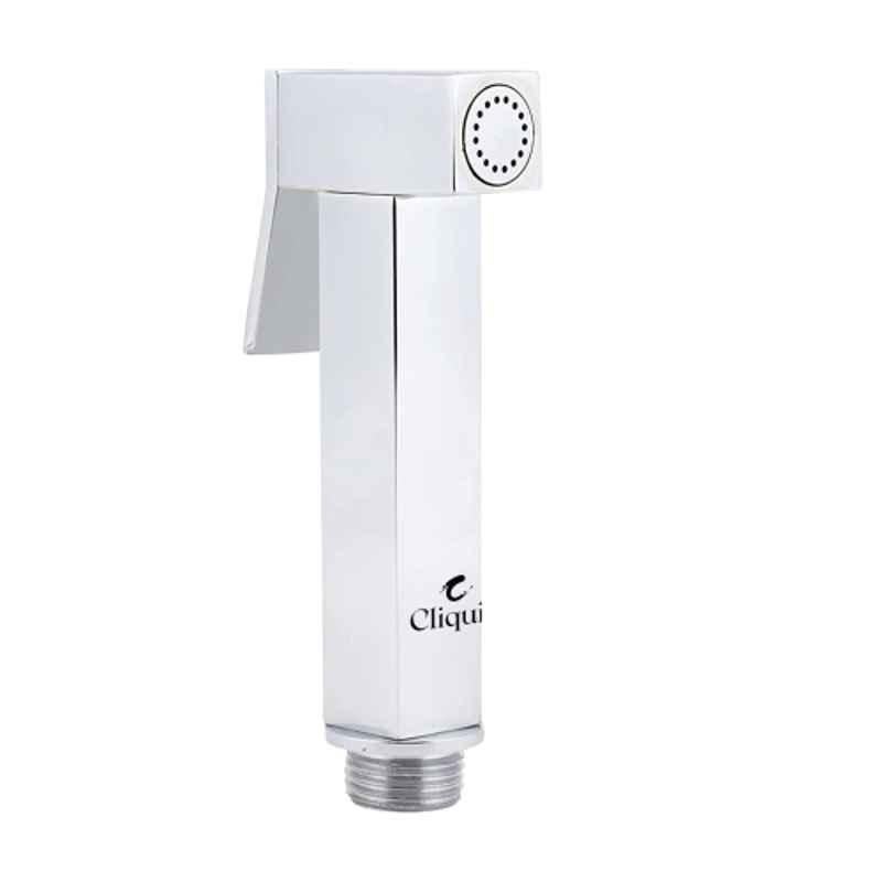Cliquin Square ABS Chrome Wall Mounted Health Faucet with Adjustable Water Pressure, KSHF2251