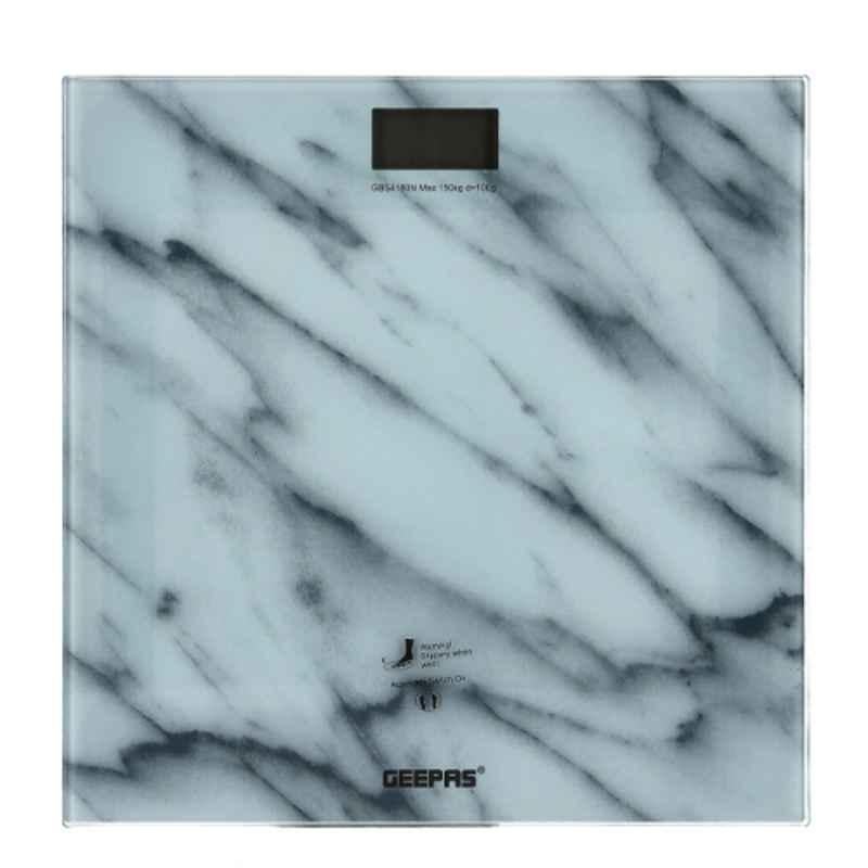 Geepas 51.5x24.8mm 150kg Digital Personal Scale, GBS4180