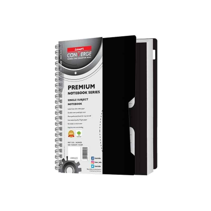 Luxor B5 70GSM 160 Pages Single Unruled Notebook, 20408-UN (Pack of 50)