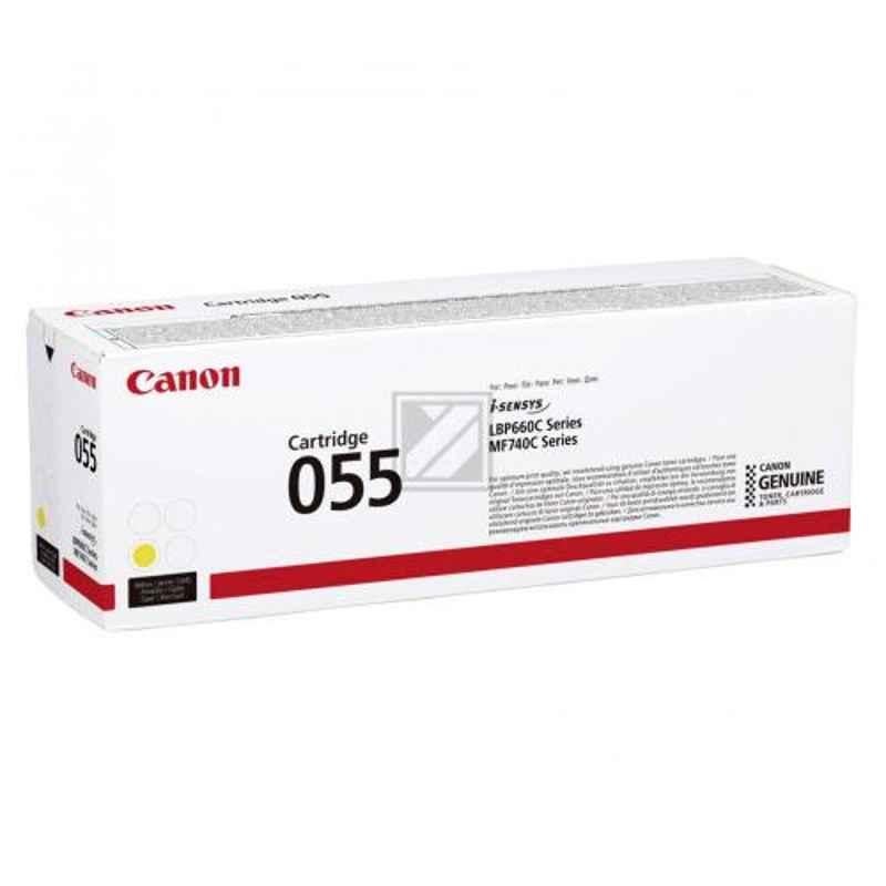 Canon 055-Yellow Toner Cartridge, 3013C003AA