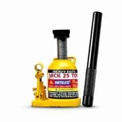Matelco 25 Ton Hydraulic Bottle Jack with Safety Valve & Pump Handle for Truck, Tractor & Heavy Vehicles
