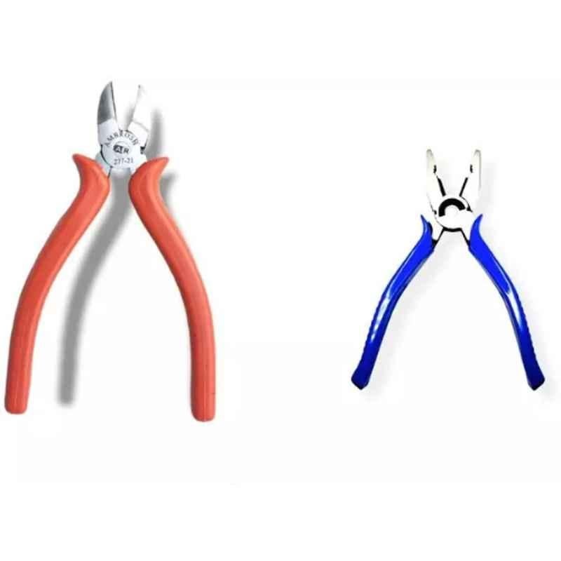 Sky Blue 2 Pcs 7.8 inch Lineman Plier Combo, SBE_PLIER_0475