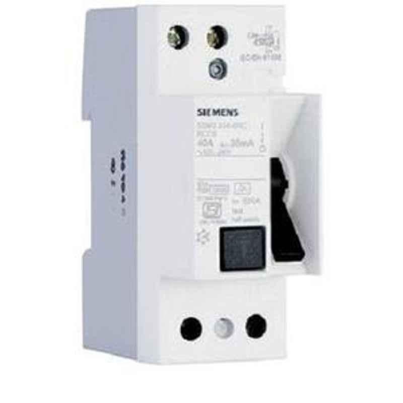Siemens 5SU13541RC16 16 A Two Pole Residual Current Circuit Breaker