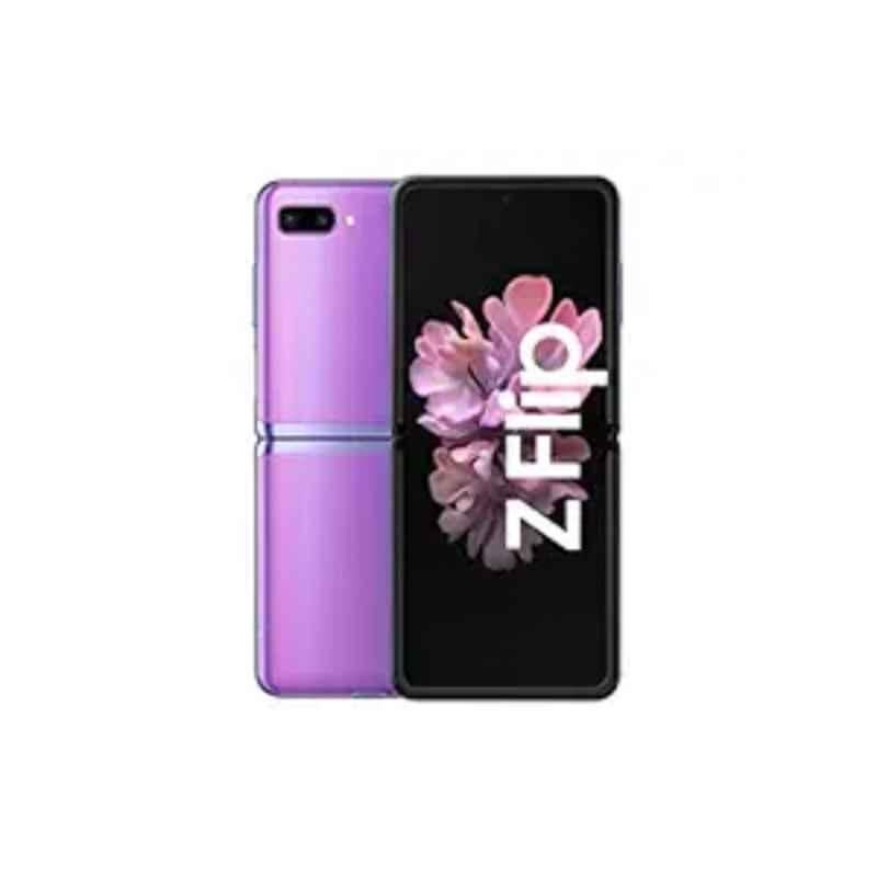Samsung Galaxy Z Flip 6.7 inch 8GB/256GB 3300mAh Purple LTE Single-eSIM Smartphone, SMF700