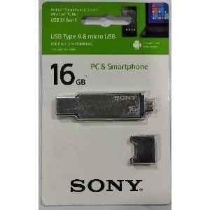 Sony 16GB OTGUSB Type A & Micro USB 2 Years Warranty Pen Drive