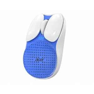 Acer ErgoSoft Blue Wireless Mouse with Dual Mode Bluetooth 5.0 & 2.4GHz, 3-Level DPI & Rechargeable 400mAh Battery, ZC.A01SI.4YQ