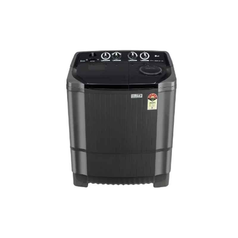 LG 8kg 5 Star Plastic Black Semi Automatic Top Load Washing Machine, P8015SKAZ (MOQ-5)