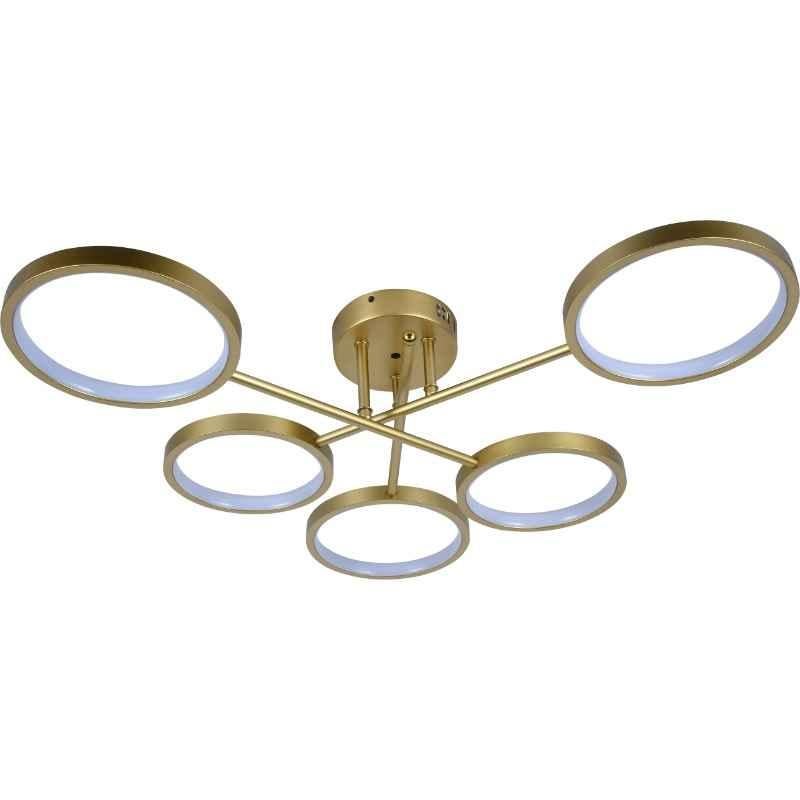 V-Tac 7847 65W LED DECORATIVE CEILING LAMP (70*70*15) - CCT: 3000K - GOLD PAINTING