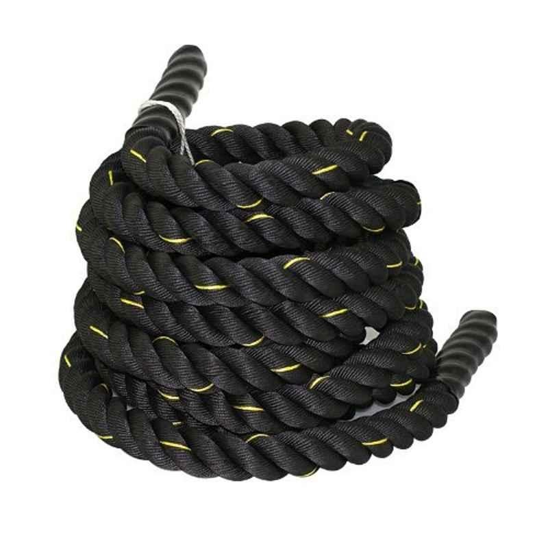 Cuerda de Ejercicio para Crossfit Nylon Altera ABR-9m Battle Rope Negro
