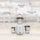 Sujata Dynamix 900W 3 Jar Mixer Grinder with 2 Years Warranty