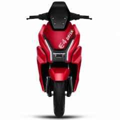 Amo Electric Bikes Brisk E4 LA 25km/hr 60V Non RTO Maroon Electric Scooter with 60-70 km Per Charge Range